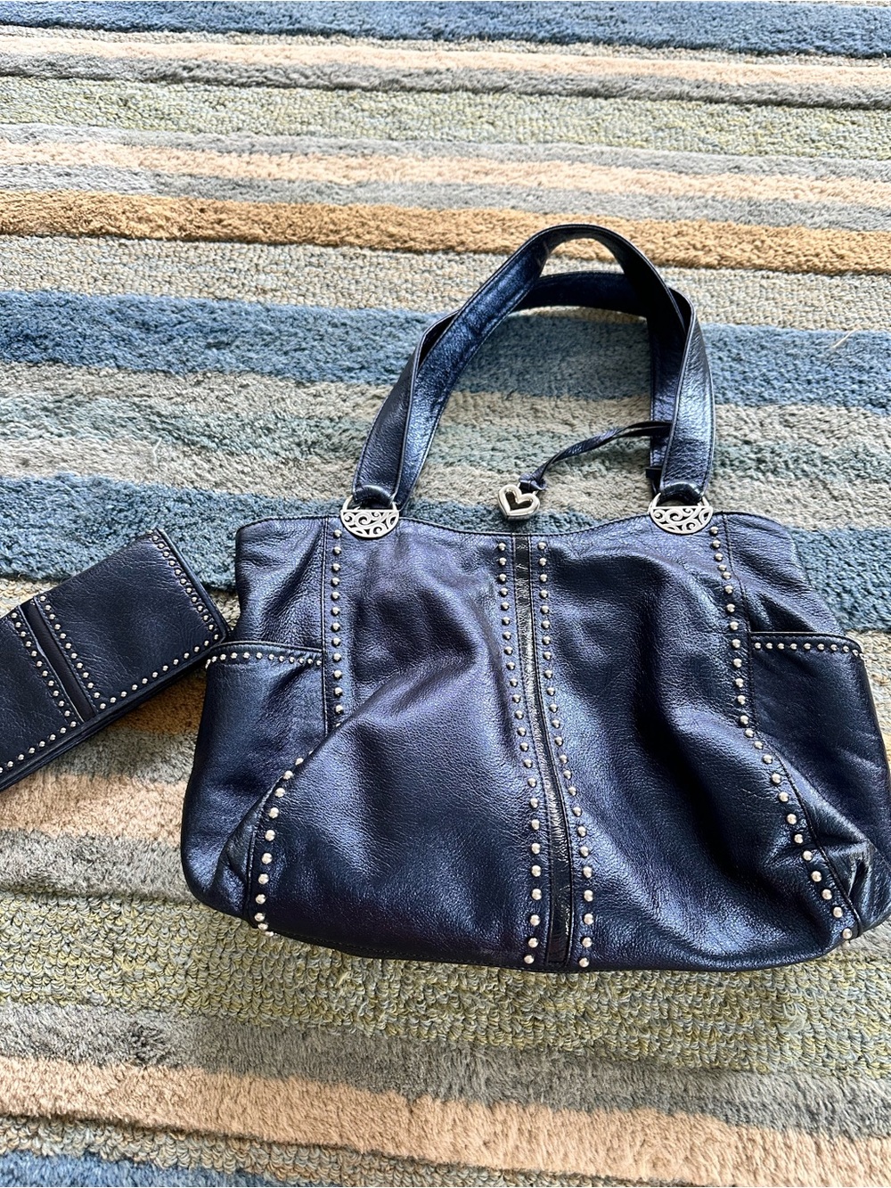 Navy brighton bag